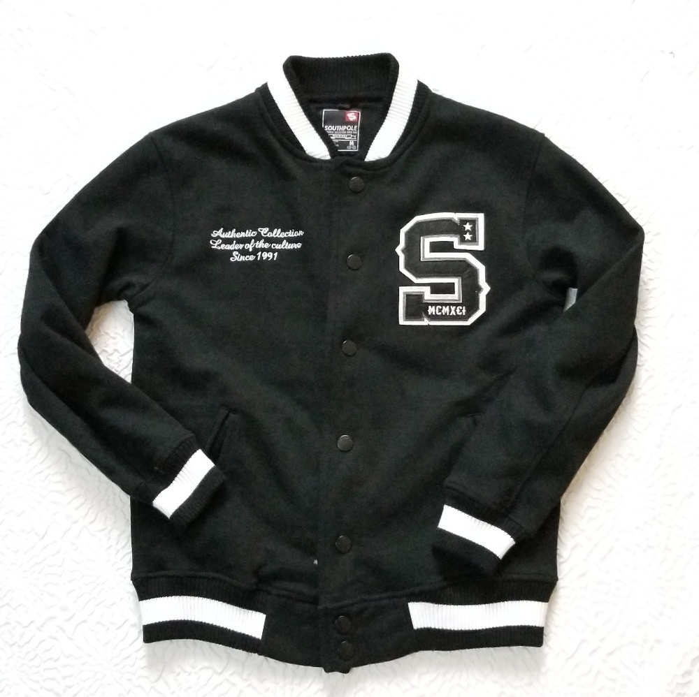 South Pole Girls Bomber black/white Jacket